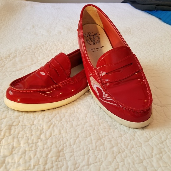 Cole Haan Shoes - Cole Haan Grand OS Pinch Maine Classic Red Loafer